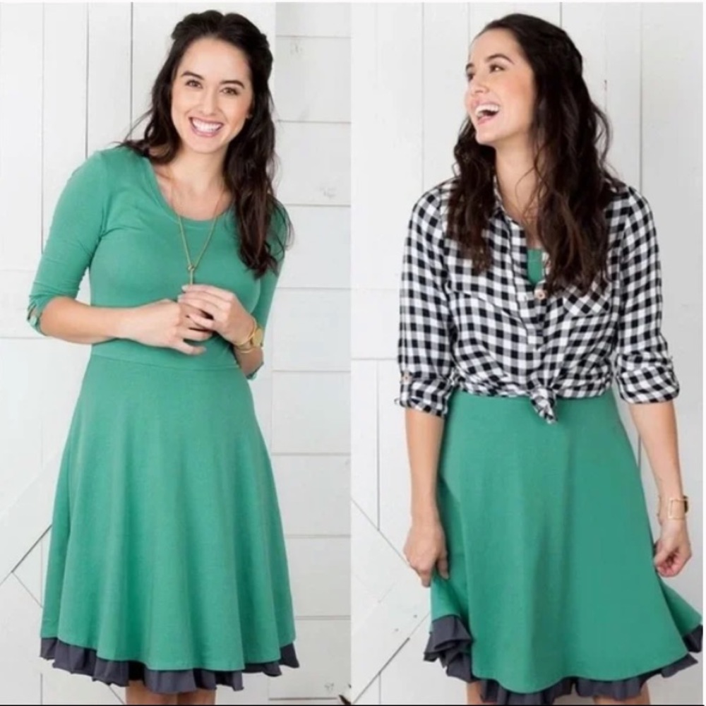 MATILDA JANE x Joanna Gaines | Women’s Green Pastures Tiered Dress size XS